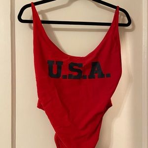 💋USA ONE PIECE SWIM SUIT🦋